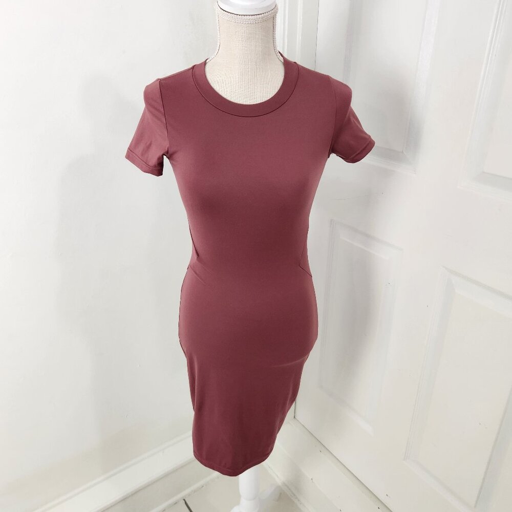 Buff Bunny Dress Womens S Pink Fall Freely Bodycon Preppy Athletic Fitness